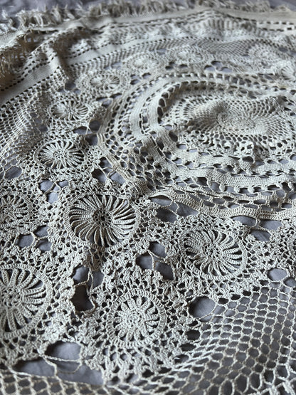 ★クロシェレース円形クロス