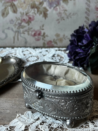 ★ガラス蓋ジュエリーボックス