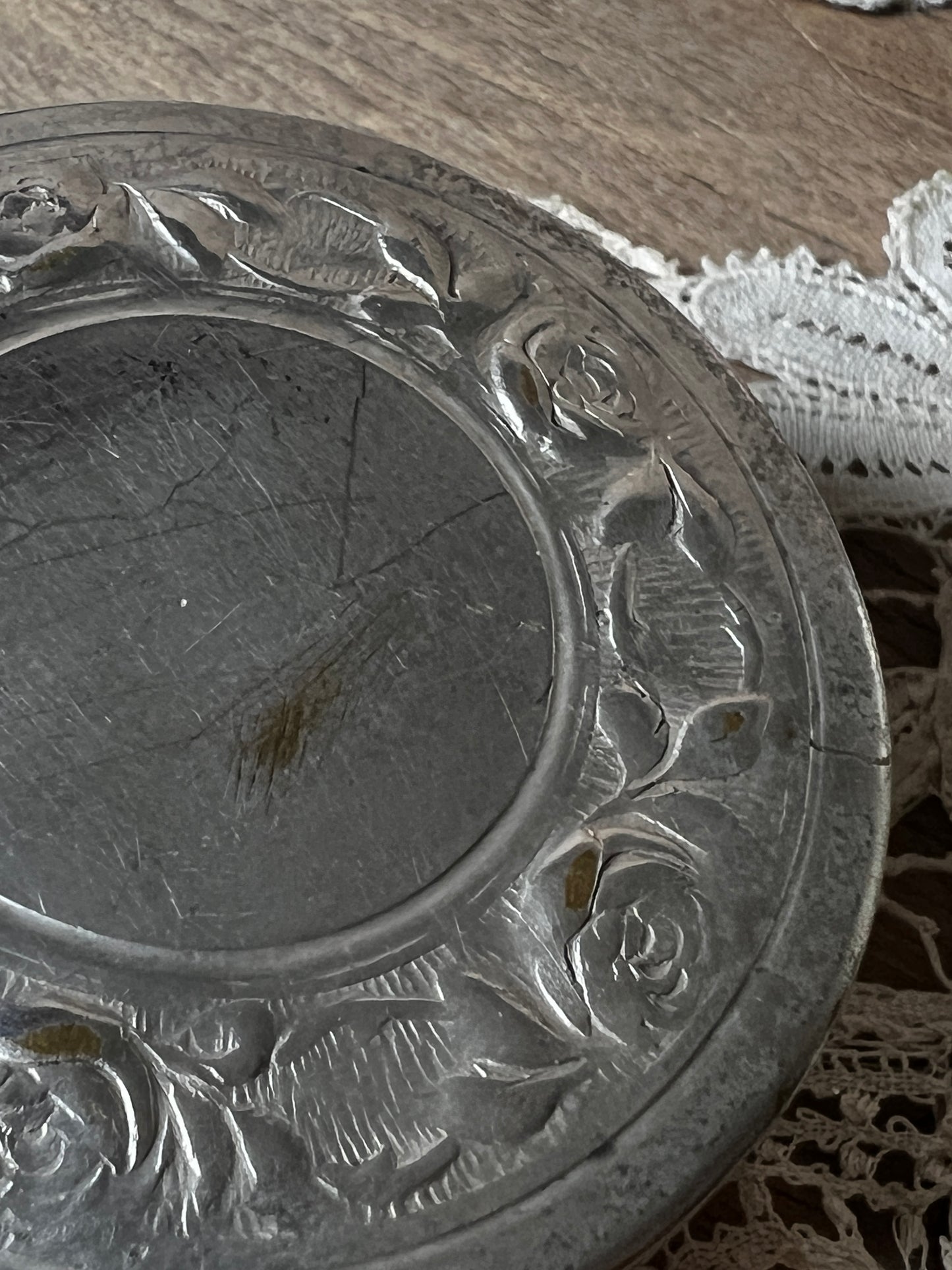 ★銀の小物ケース(薔薇)