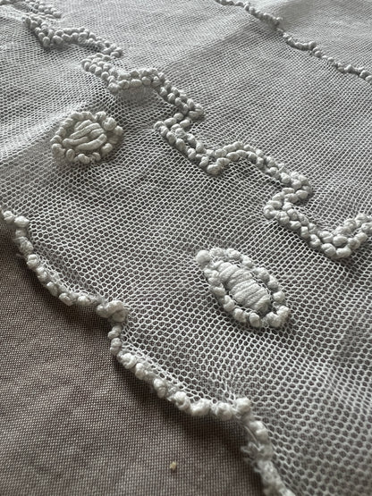 チュール刺繍レース