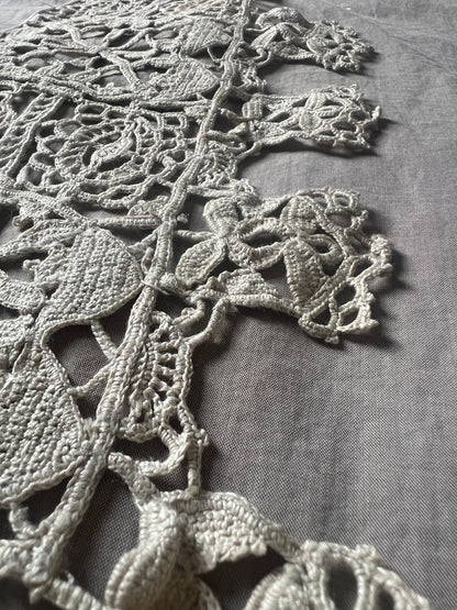 ラベル付きクロシェレース見本