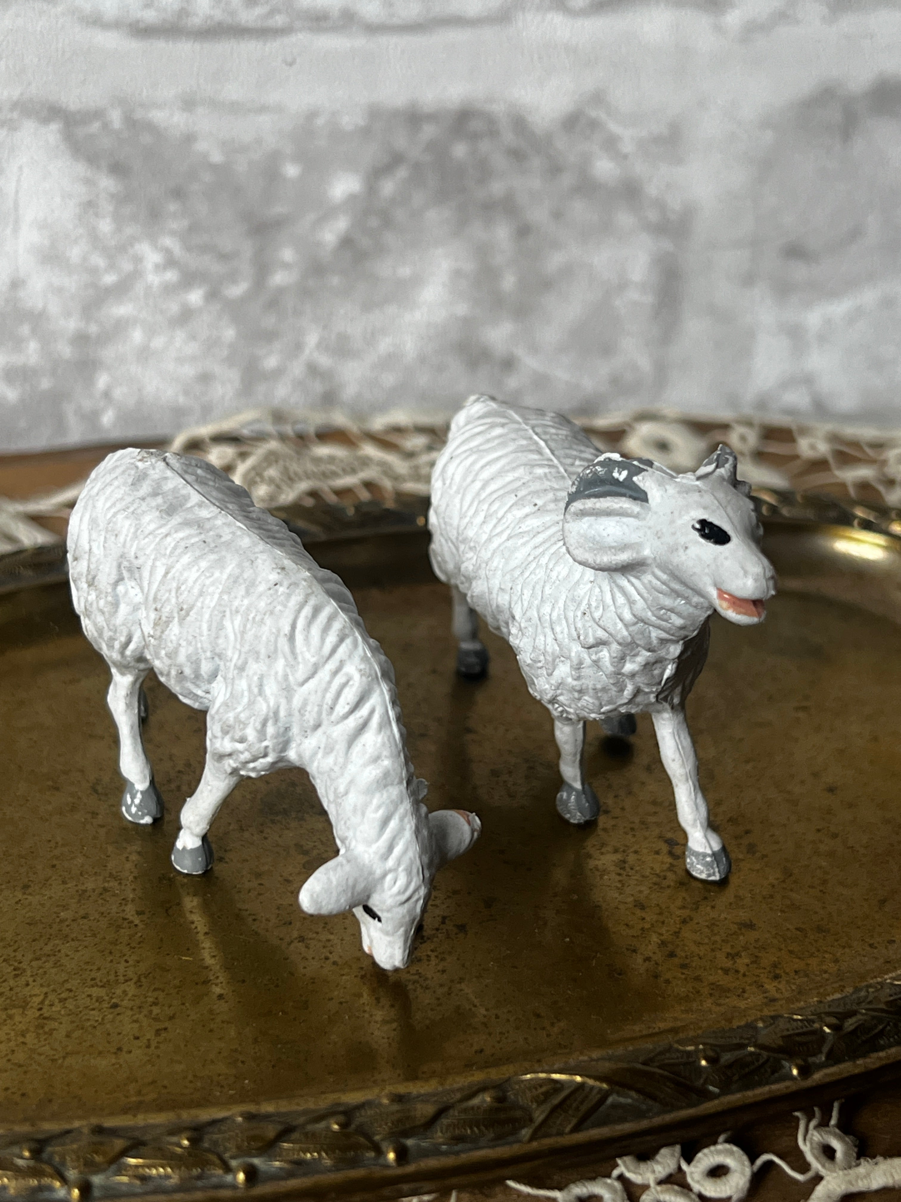 ☆樹脂製羊セット – France Antique 銀色アンティーク