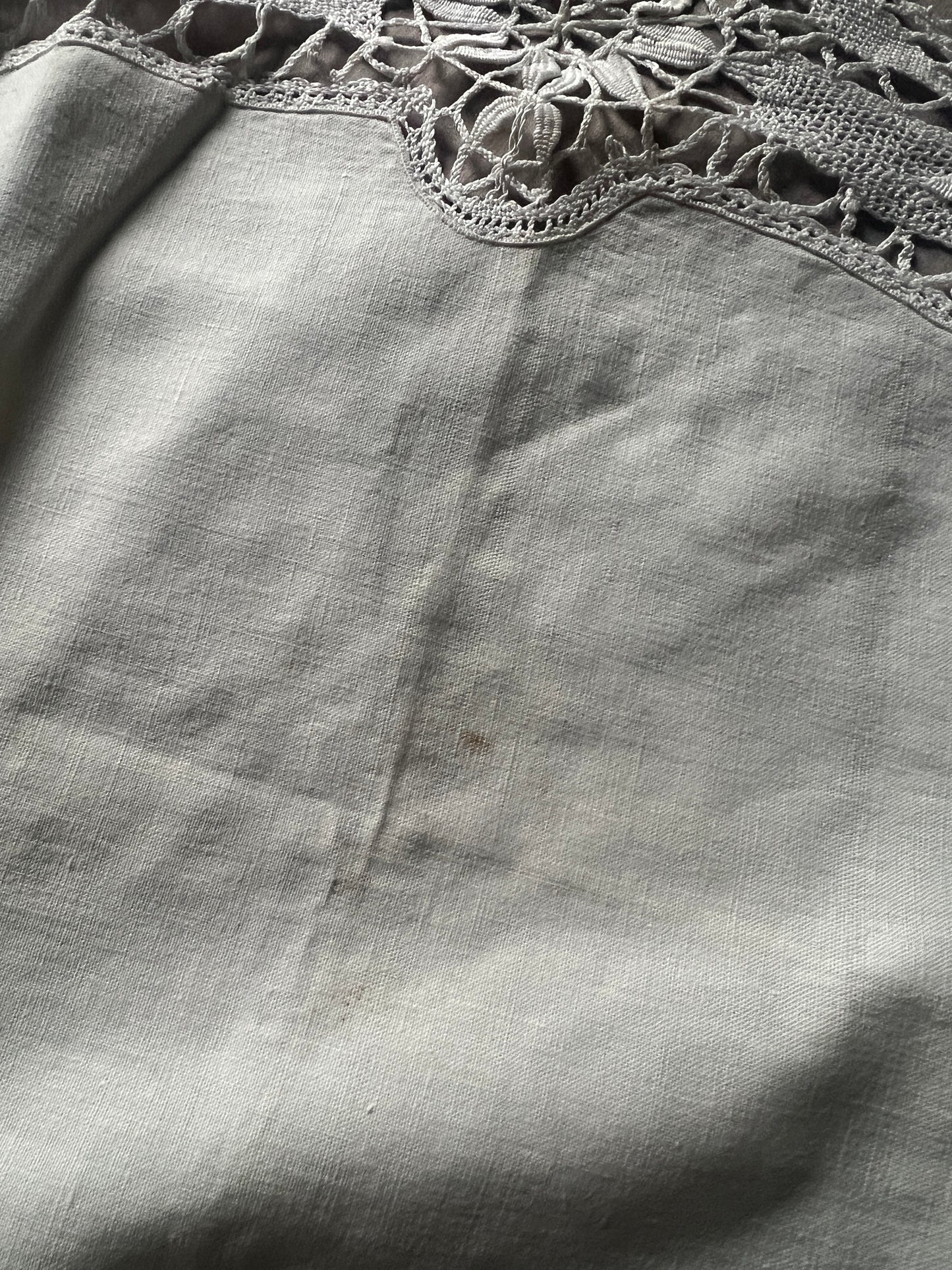 ★ボビンレースの楕円クロス