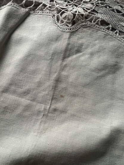 ★ボビンレースの楕円クロス