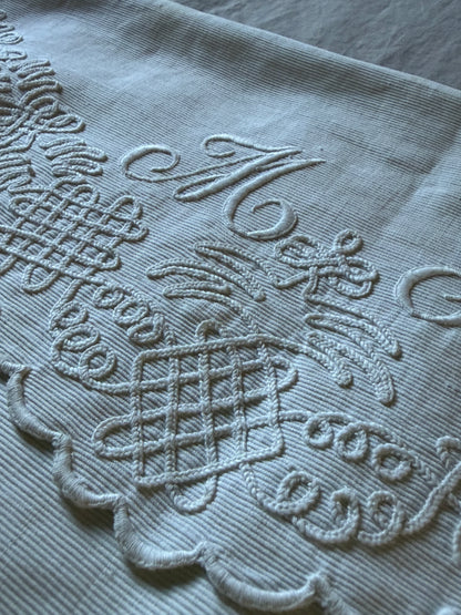 モノグラム刺繍ランジェリーサック