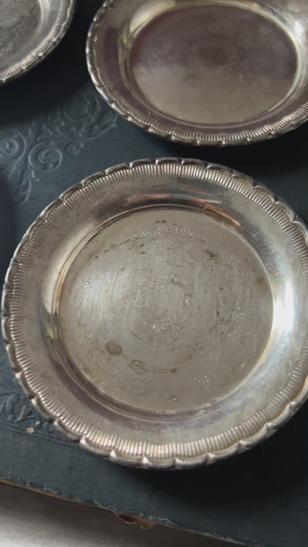 ☆シルバープレート小皿セット(6枚)【ビンテージ】 – France Antique